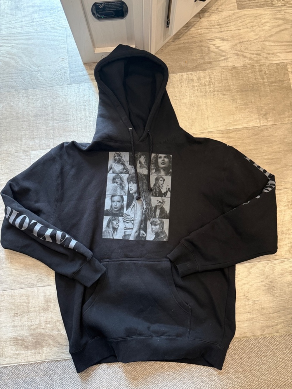 Taylor Swift 2023 The Eras Tour Black Hoodie